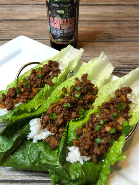 Teriyaki Turkey Lettuce Wraps