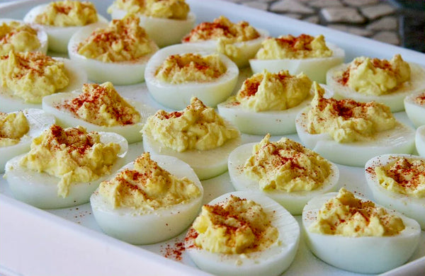 Garlic 'n Herb Deviled Eggs