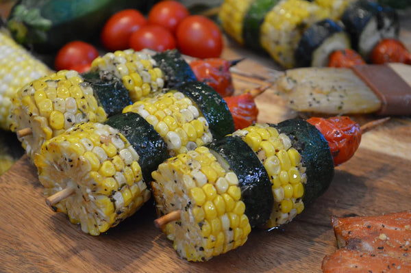 Marinated Grilled Vegetable Skewers