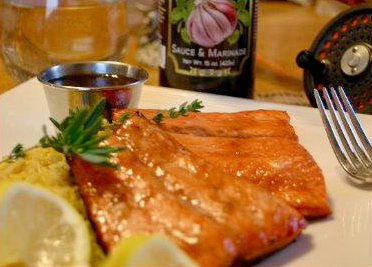 Barbecued Salmon